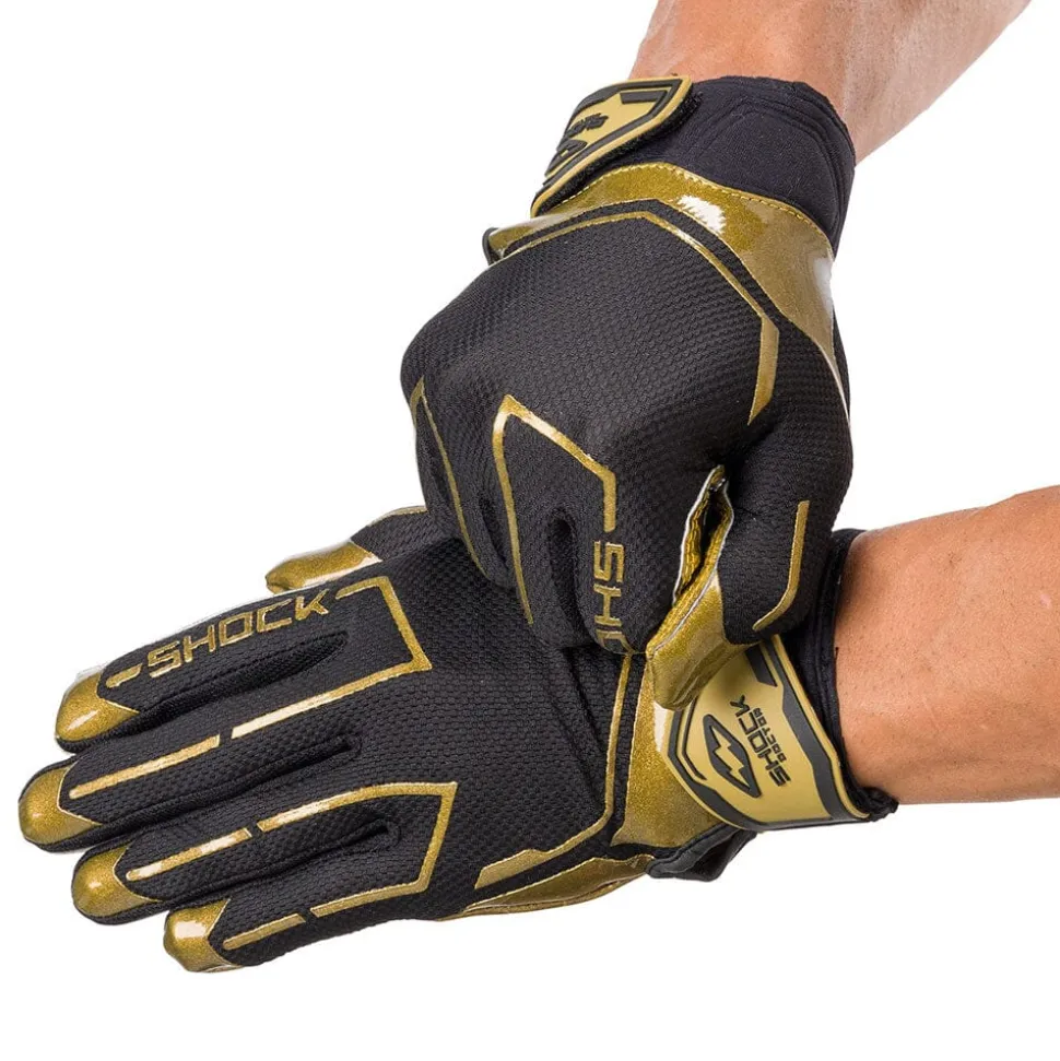 Black/Gold ChaChing Showtime Receiver Gloves