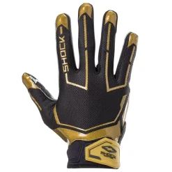 Black/Gold King Showtime Receiver Gloves