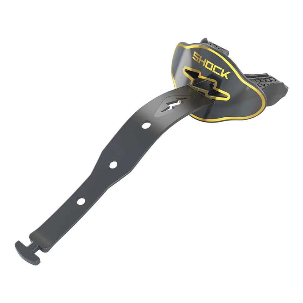 Chrome Black/Gold Bolt Lip Guard