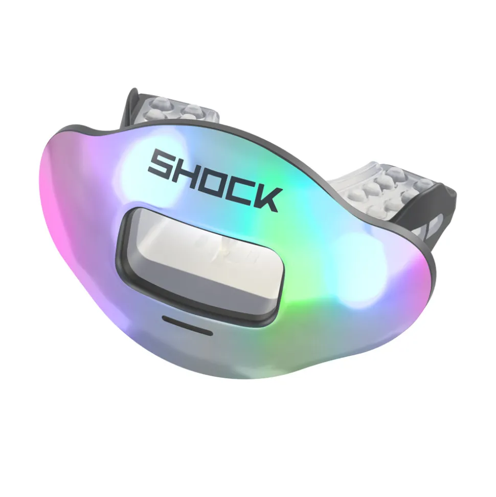 Chrome Iridescent Max AirFlow Football Mouthguard