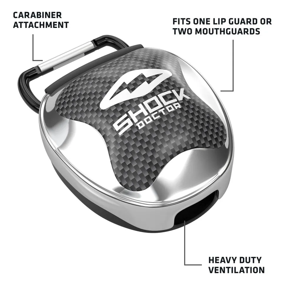 Chrome Silver Mouthguard Case