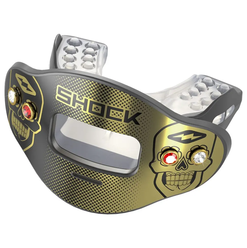 3D Skull Jewel Eyes Max AirFlow Football Mouthguard