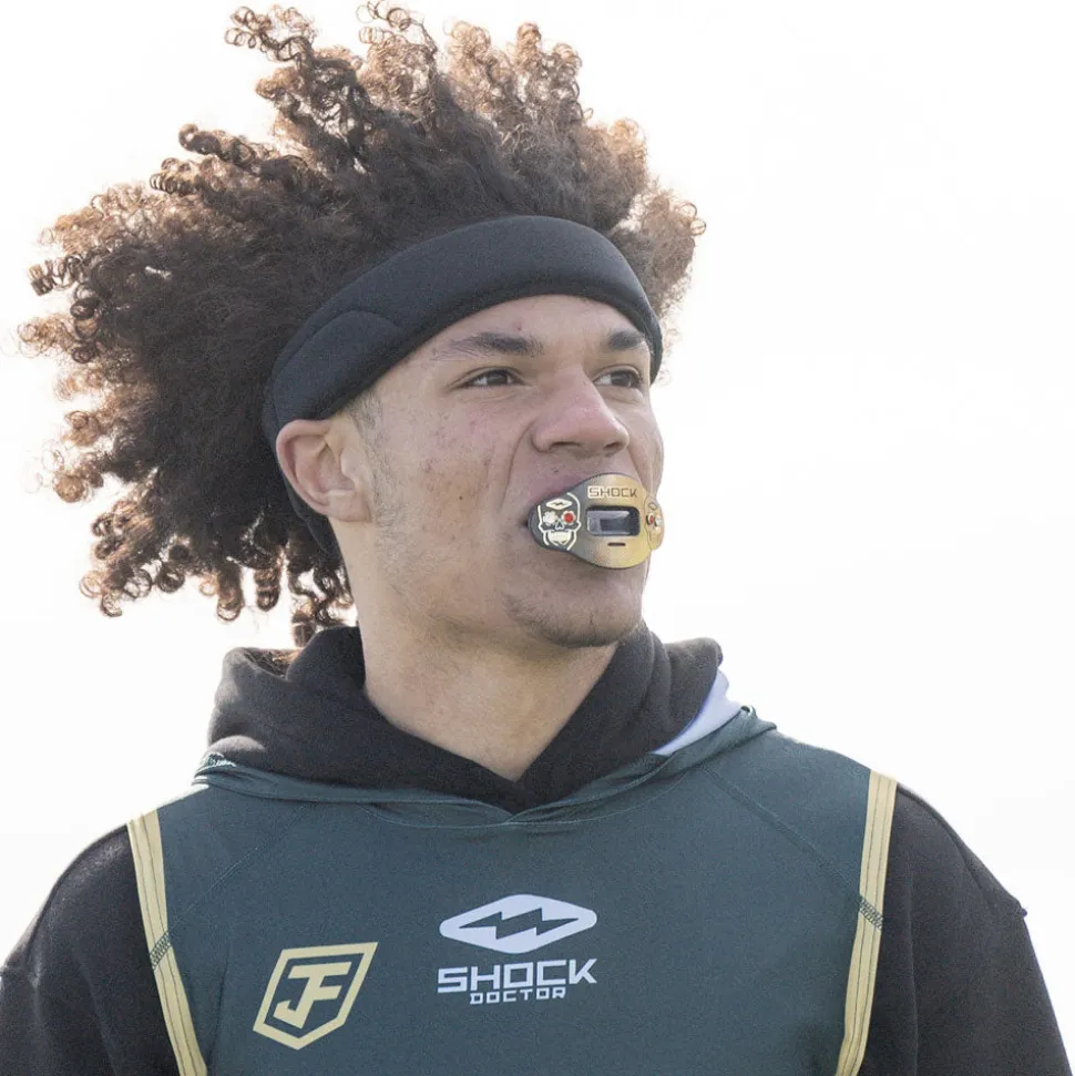 3D Skull Jewel Eyes Max AirFlow Football Mouthguard