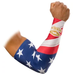 Stars & Stripes/Gold Showtime Compression Arm Sleeve