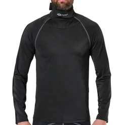 Ultra Compression Hockey Long Sleeve Shirt With Integrated Neck Guard