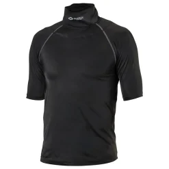 Ultra Compression Hockey Short Sleeve Shirt With Integrated Neck Guard