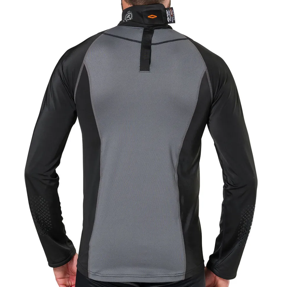 Ultra Compression Hockey Long Sleeve Shirt With Integrated Neck Guard