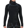 Women's Ultra Compression Hockey Long Sleeve Shirt With Integrated Neck Guard
